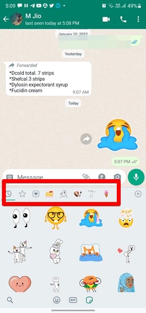 Whatsapp Stickers Send Them