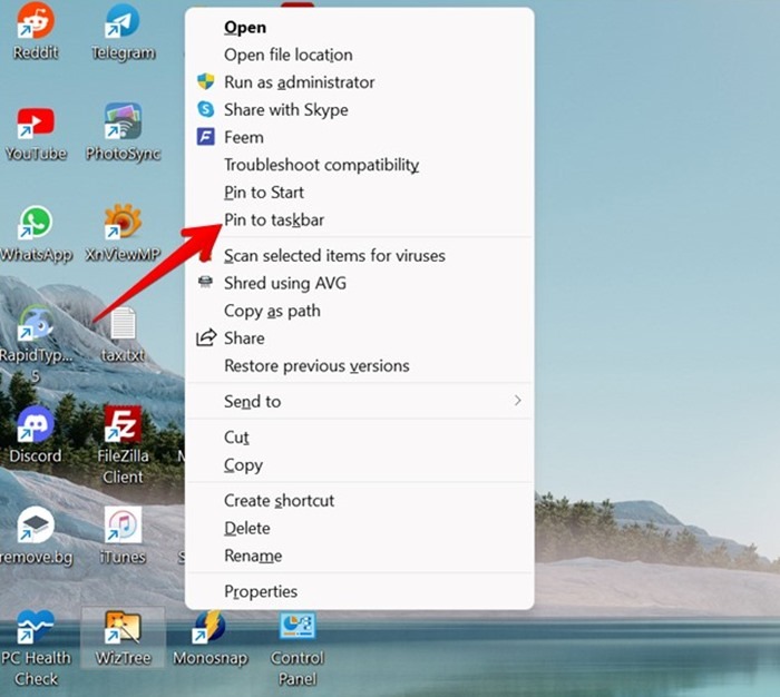 Windows 11 Taskbar Pin App From Desktop