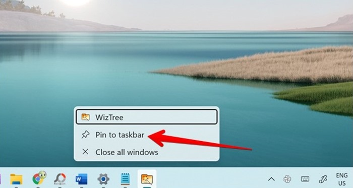 Windows 11 Taskbar Pin App