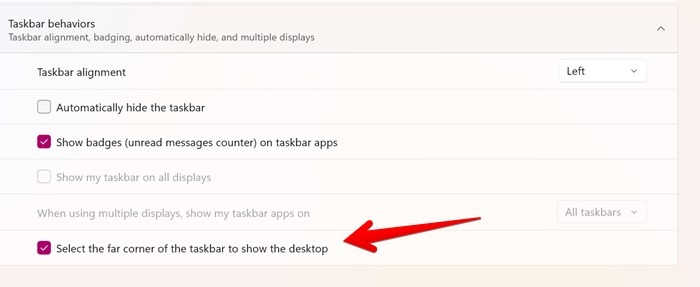 Windows 11 Taskbar View Desktop