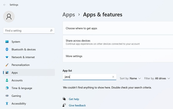 Windows Uninstall Immediately Java