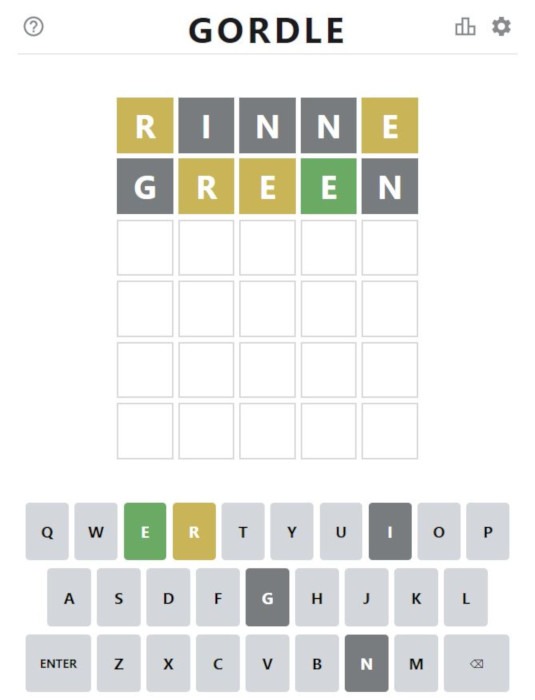 Wordle Game Gordle Play