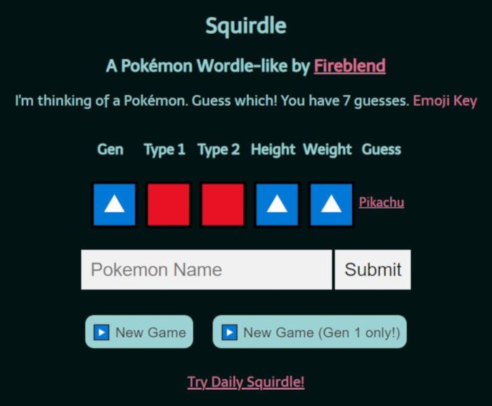 Wordle Games Squirdle Playing