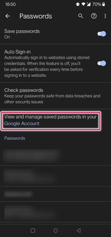 Auto Log Out Google Chrome Mobile View And Manage