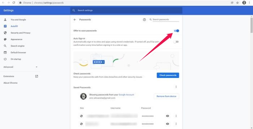 Auto Log Out Google Chrome Pc Disable Auto Sign Up Toggle