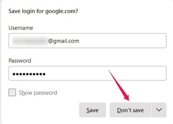 Auto Log Out Google Firefox Dont Save