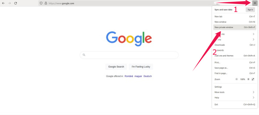 Auto Log Out Google Firefox Open New Private Window