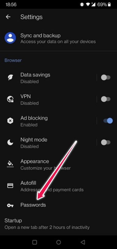 Auto Log Out Google Opera Mobile Passwords