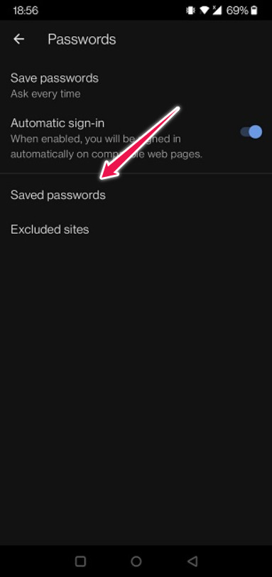 Auto Log Out Google Opera Mobile Saved Passwords