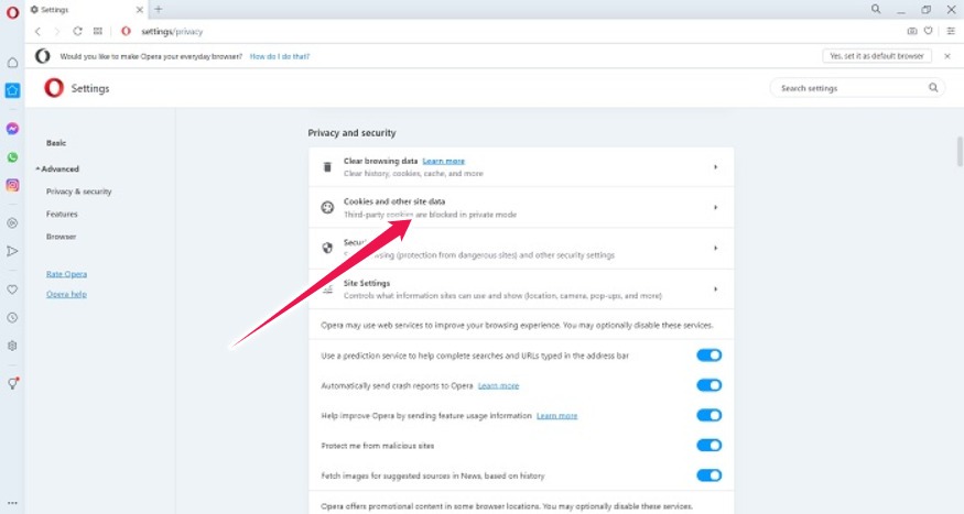 Auto Log Out Google Opera Open Pc Cookies Other Site Data