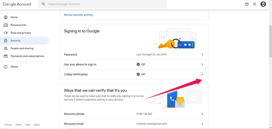 Auto Log Out Google Turn On 2 Factor Verification