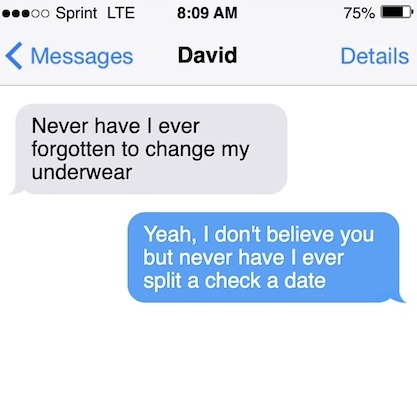 Best Text Message Games Never Have I 1