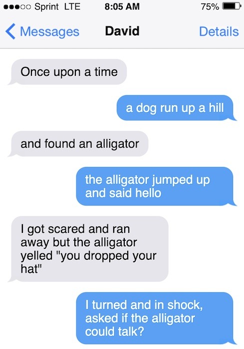 Best Text Message Games Story Time