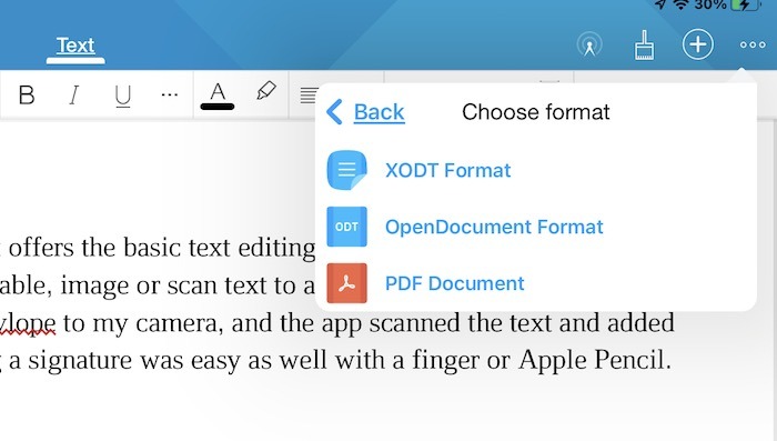 Collabio Ipad Export