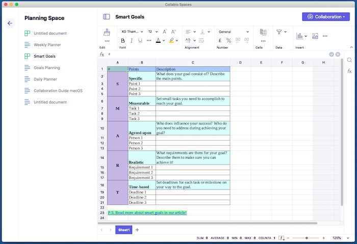 Collabio Mac Spreadsheet2