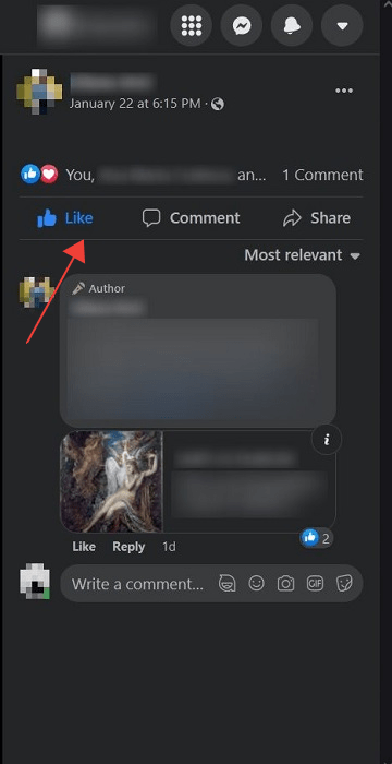 Delete Facebook Comments Desktop Delete Like