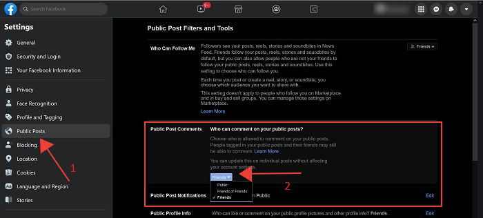 Delete Facebook Comments Desktop Public Posts