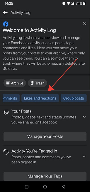Delete Facebook Comments Mobile Likes Reactions