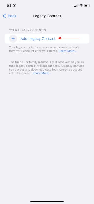 Digital Legacy Apple Ios Password And Security Add
