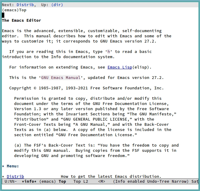 Emacs Packages 01 Help Menu
