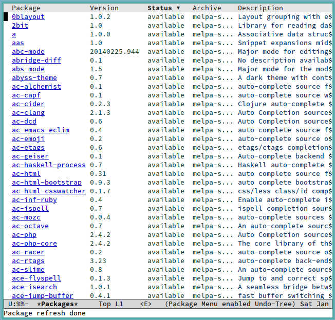 Emacs Packages 02 List Packages