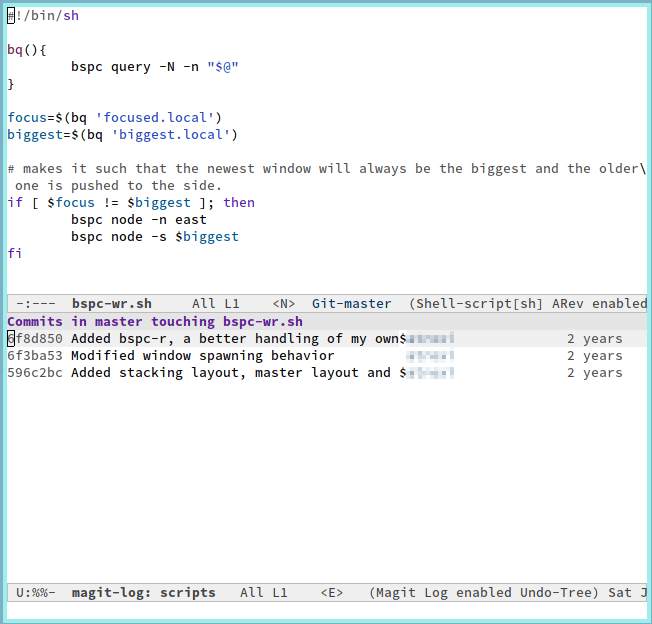 Emacs Packages 10 Example Magit Instance