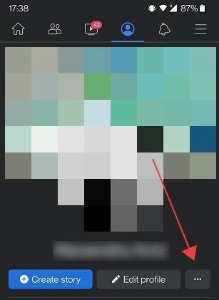 Facebook Restricted List Mobile More