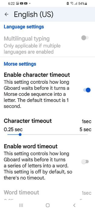 Gboard Additional Settings Part Two