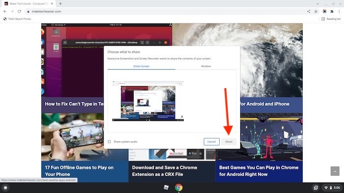 How Record Screen Chromebook Awesome Start