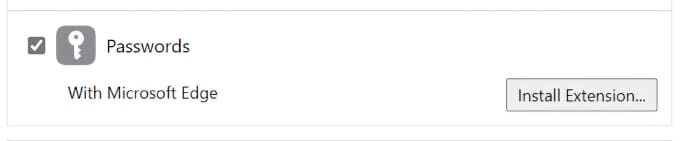 How To Use Icloud Keychain Windows Edge Extension Button