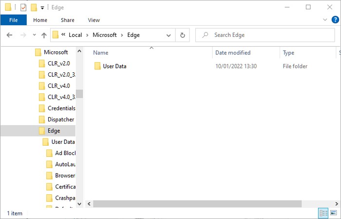 Import Export Bookmarks Favorites Edge User Data Folder