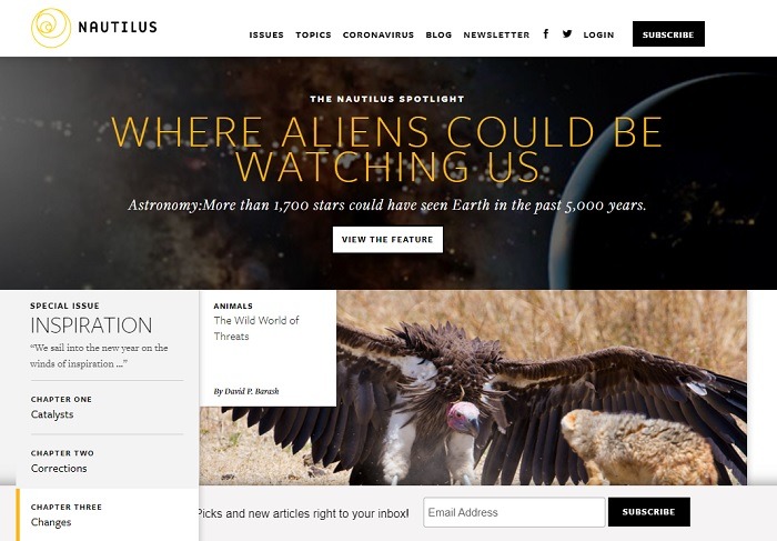 Interesting Websites To Feed Your Brain Nautilus