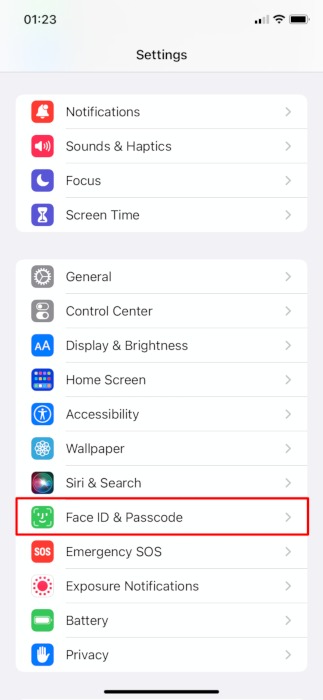 Iphone Privacy Features Settings Passcode