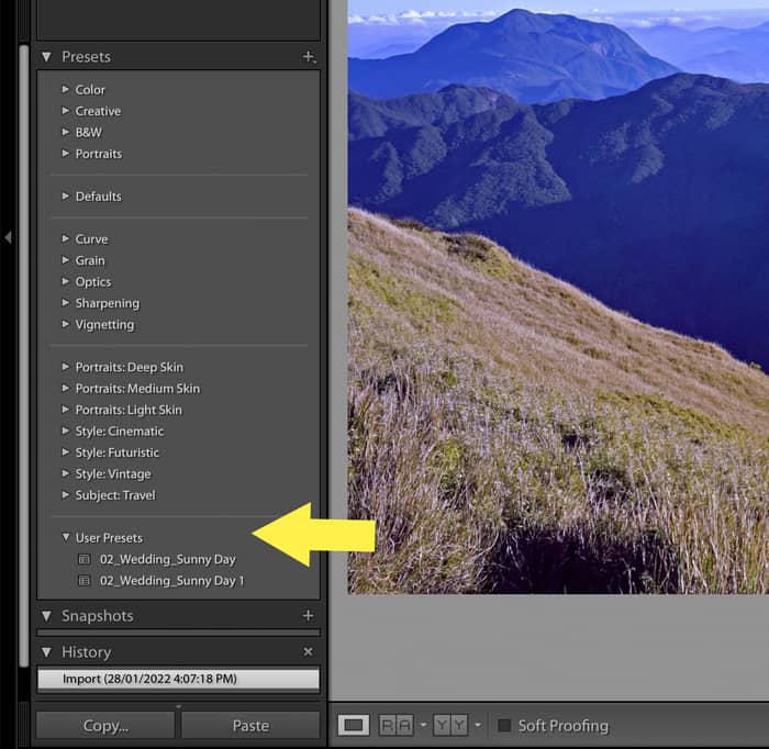 Lightroom Urser Presets Desktop