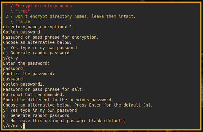 Rclone Crypt 10 Salt Password