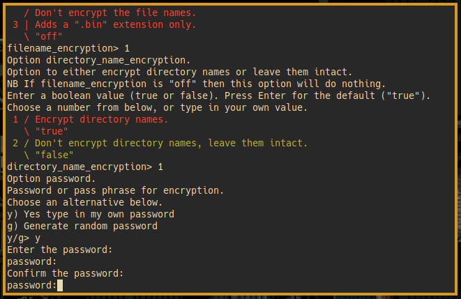 Rclone Crypt 9 Type Password