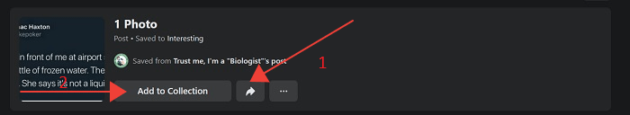 Save Posts Facebook Desktop Share Result