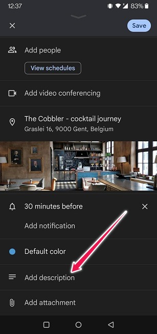 Share Files Locations Google Calendar Add Attachments
