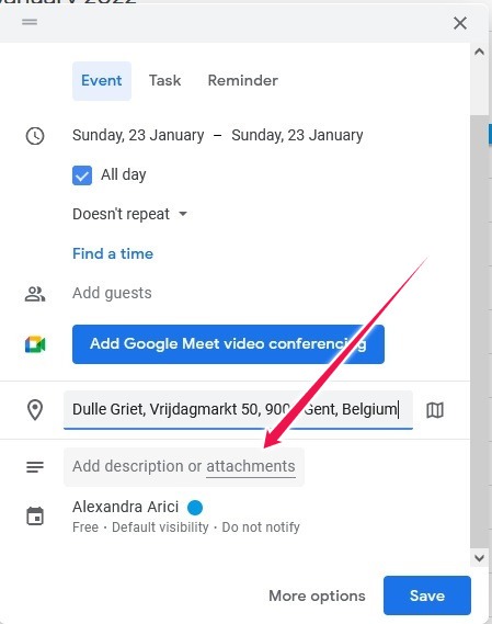 Share Files Locations Google Calendar Desktop Add Attachments