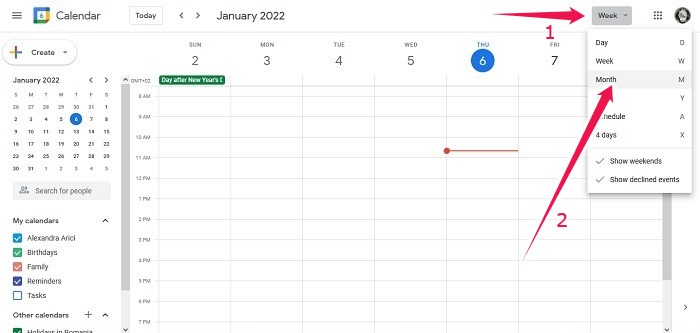 Share Files Locations Google Calendar Desktop Change Monthly View