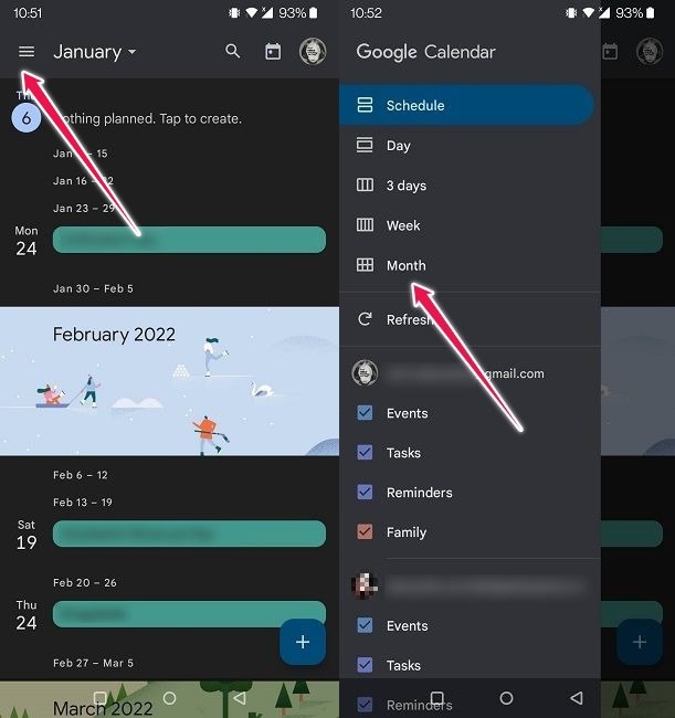 Share Files Locations Google Calendar Mobile Change Monthly View