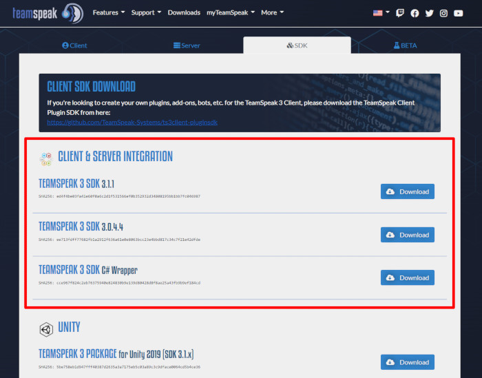 Teamspeak Sdk Download