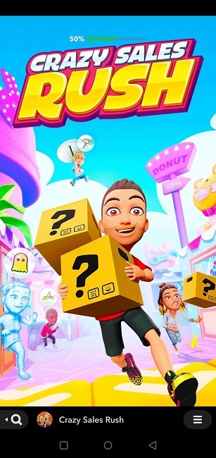 Unexpected Uses Snapchat Solo Game View