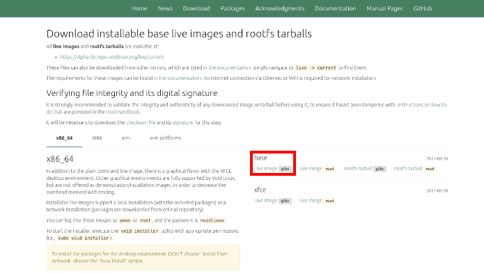 Voidlinux 1 Download