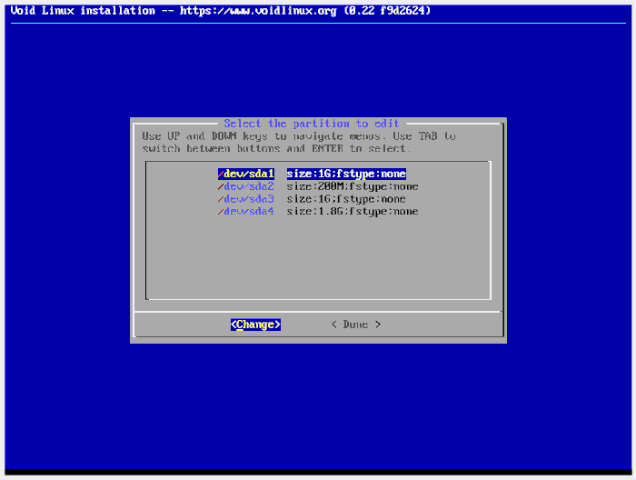 Voidlinux 24 Filesystems