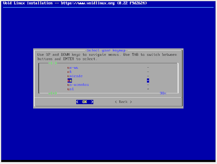 Voidlinux 9 Keyboard