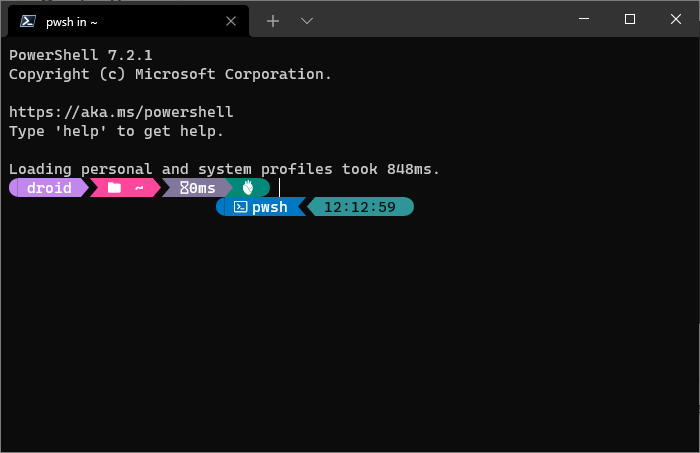 Windows Terminal Text Size Default