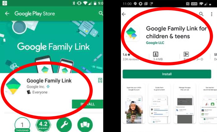 Android Parental Controls Google Family Link App Versions