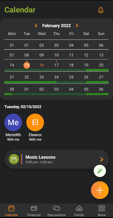 Co Parenting Apps 2houses Calendar