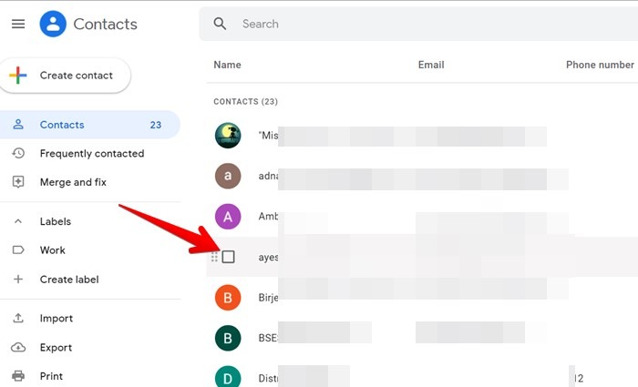 Delete Multiple Contacts Android Pc Select